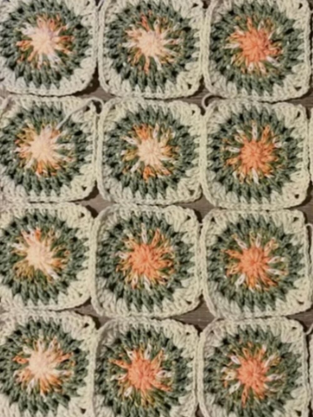 20 Handmade Starburst Squares - Orange Blossom DIY Fashion & Home
